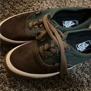 Vans Green and Brown Men's Shoes